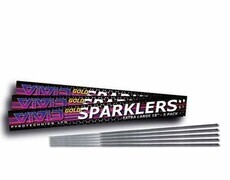 Vivid Sparklers : 18 INCH GOLD SPARKLERS