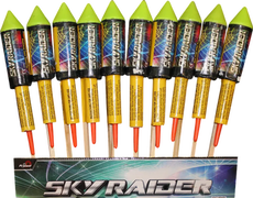 Primed Pyro Rockets : SKY RAIDER ROCKETS Primed Pyro Rockets : SKY RAIDER ROCKETS